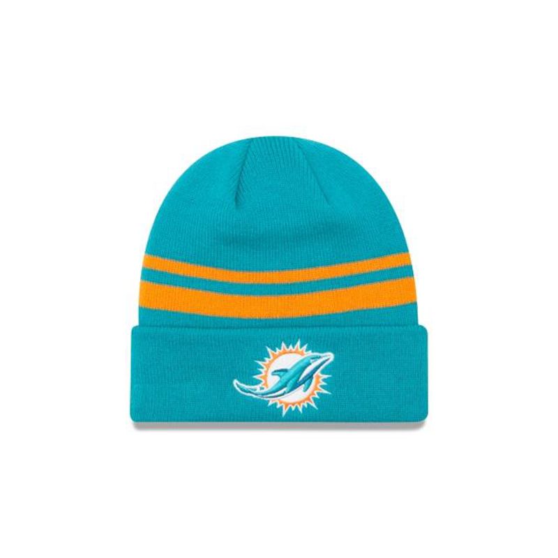 NFL Miami Dolphins Cuff Knit (NRI2045) - Blue New Era Beanies